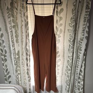 Brown/Orange Women's Jumpsuit